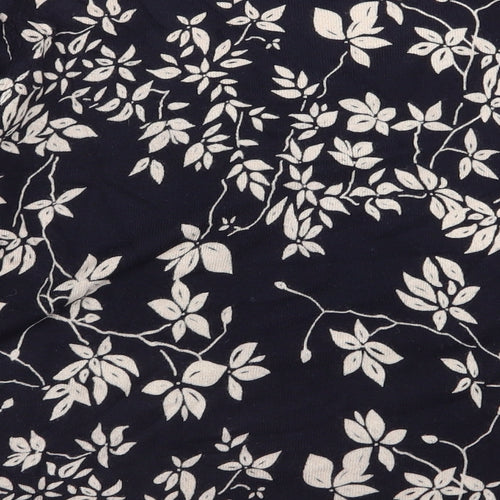 Debenhams Womens Blue Floral  Pullover Jumper Size 10