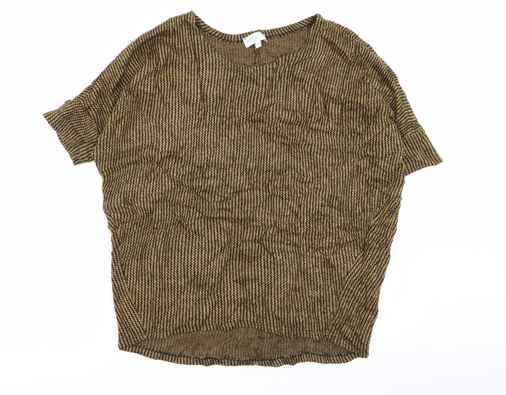 Apricot Womens Multicoloured Geometric Basic T-Shirt Size S - Size S-M
