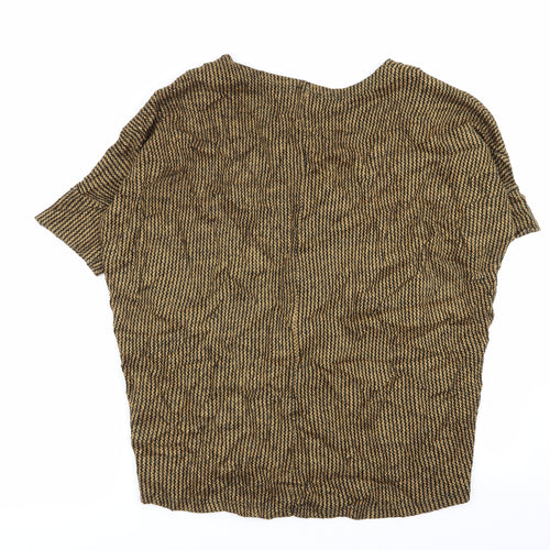 Apricot Womens Multicoloured Geometric  Basic T-Shirt Size S  - Size S-M