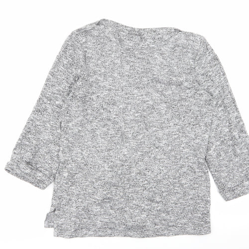 Dorothy Perkins Womens Grey   Basic T-Shirt Size 12