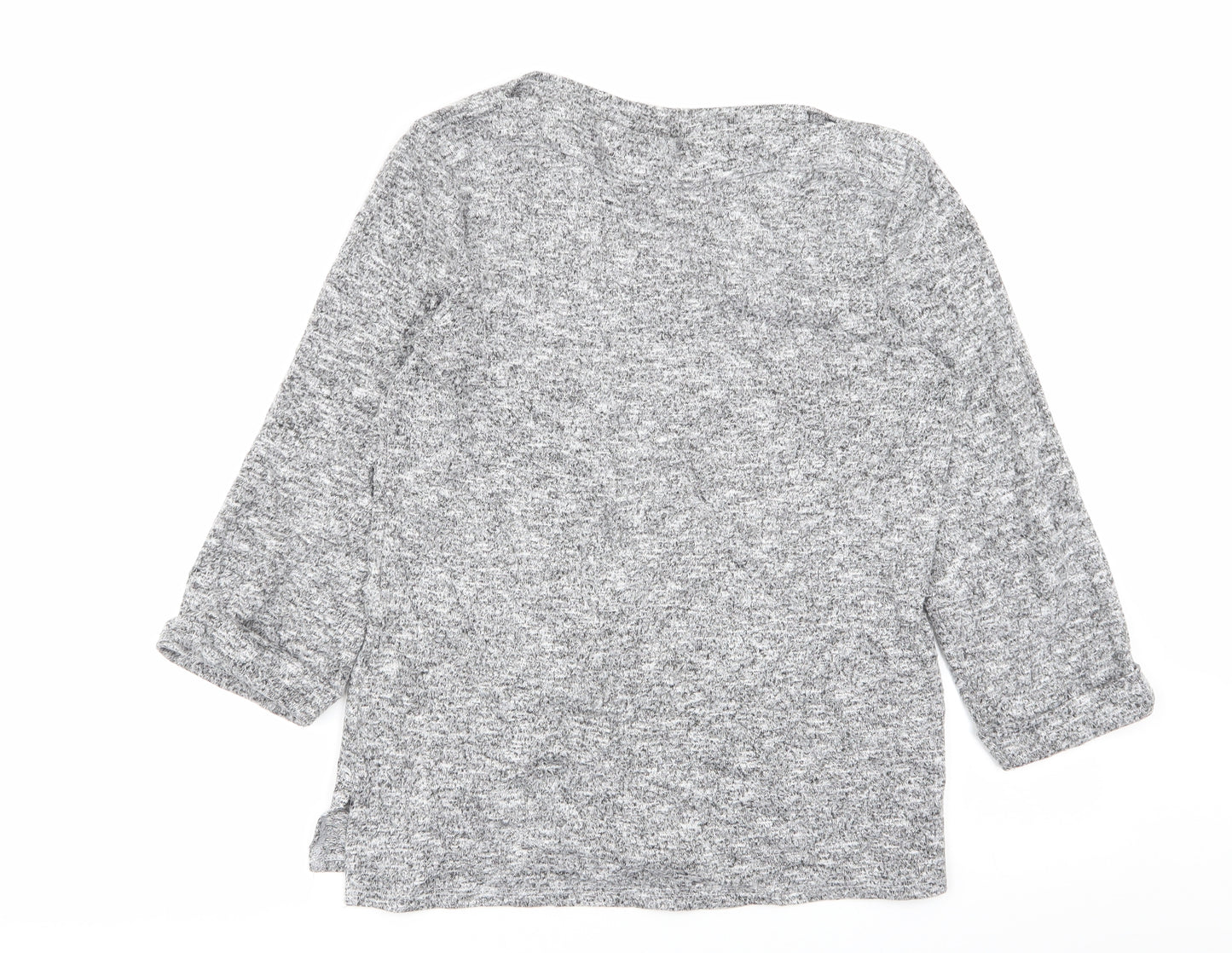 Dorothy Perkins Womens Grey   Basic T-Shirt Size 12