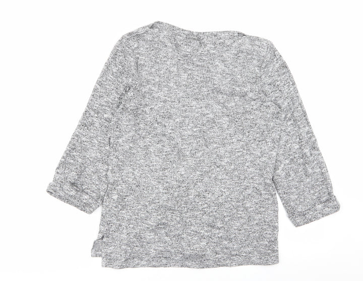 Dorothy Perkins Womens Grey   Basic T-Shirt Size 12