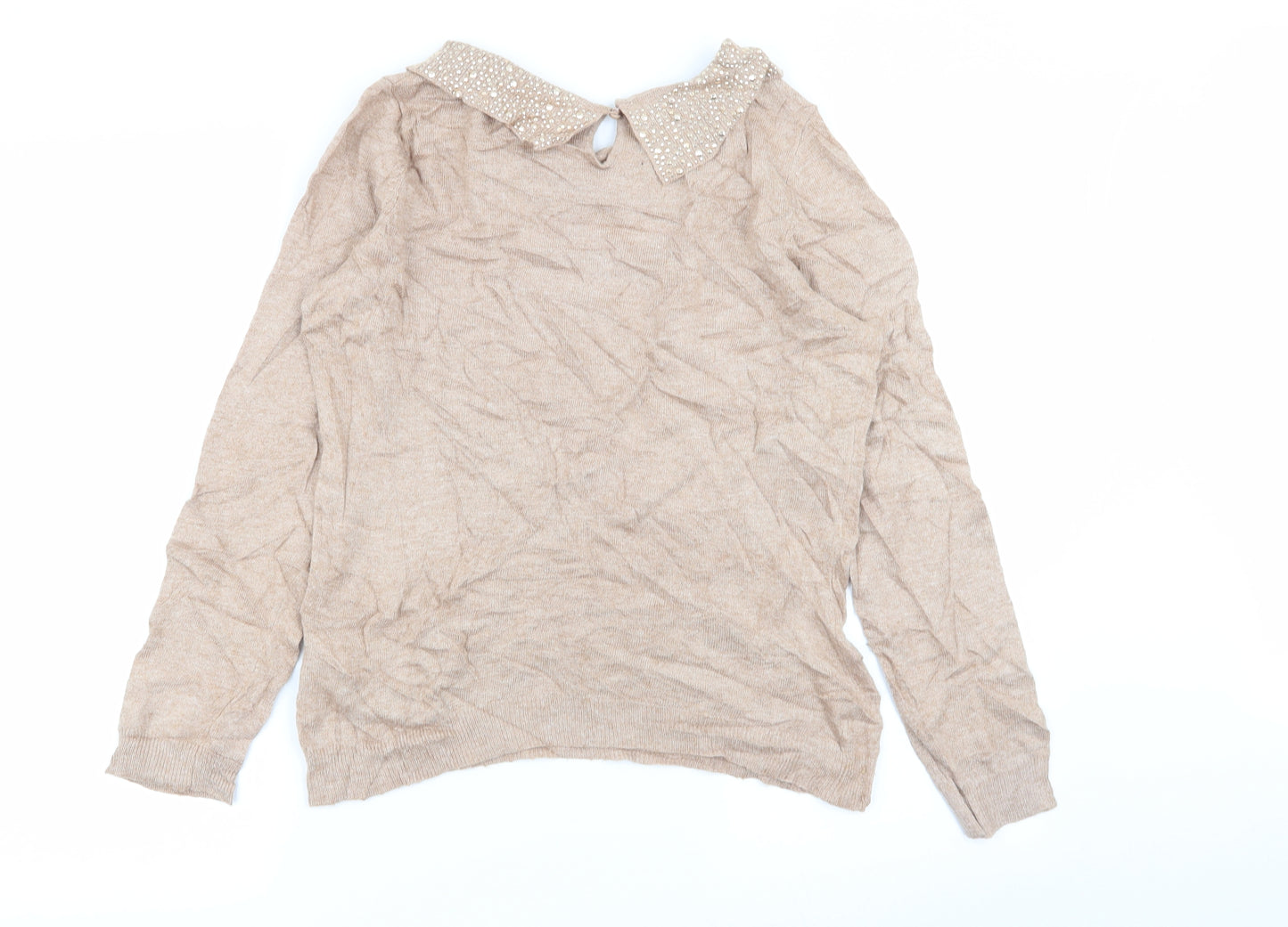 Preworn Womens Beige   Pullover Jumper Size M