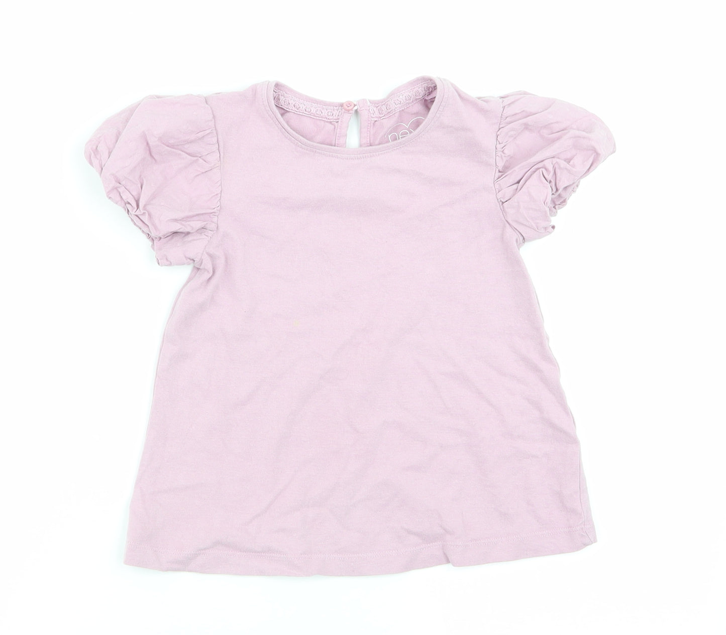 NEXT Girls Purple   Basic T-Shirt Size 4-5 Years