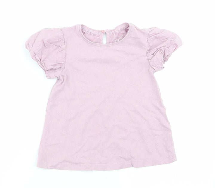 NEXT Girls Purple   Basic T-Shirt Size 4-5 Years