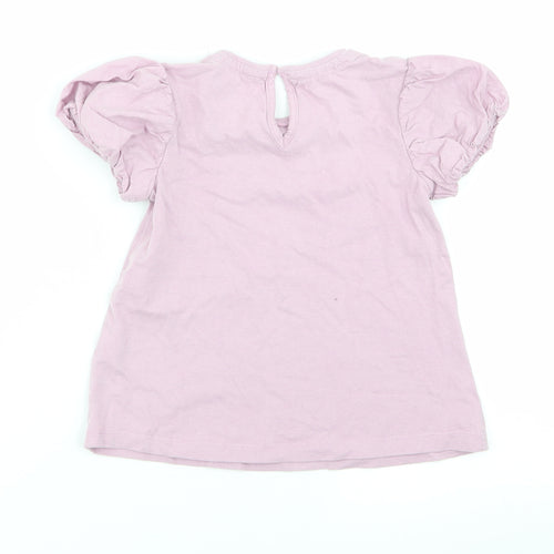 NEXT Girls Purple   Basic T-Shirt Size 4-5 Years