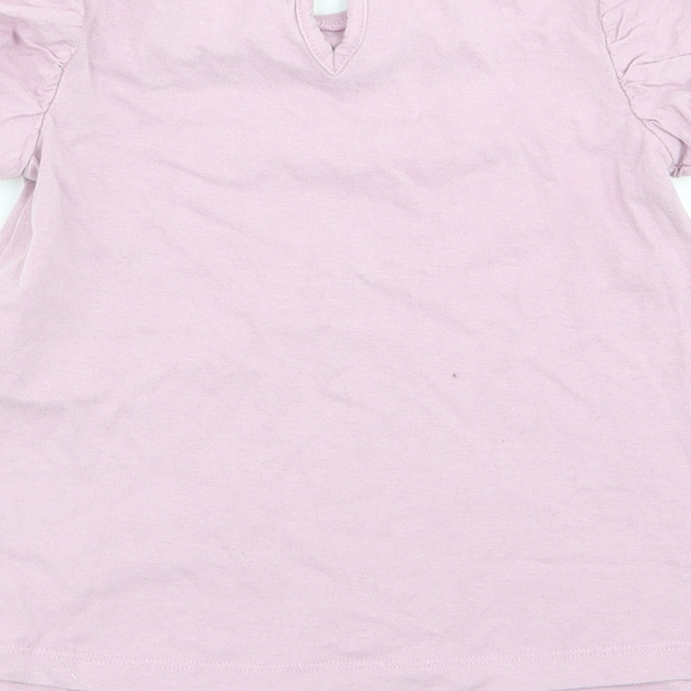 NEXT Girls Purple   Basic T-Shirt Size 4-5 Years
