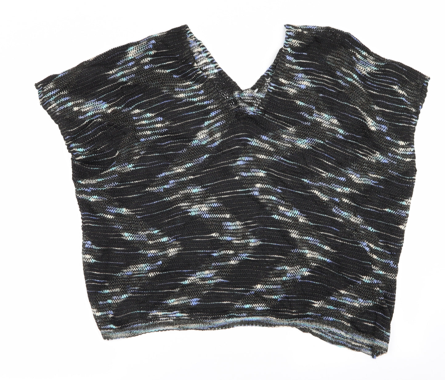 SheIn Womens Multicoloured Geometric  Pullover Jumper Size L