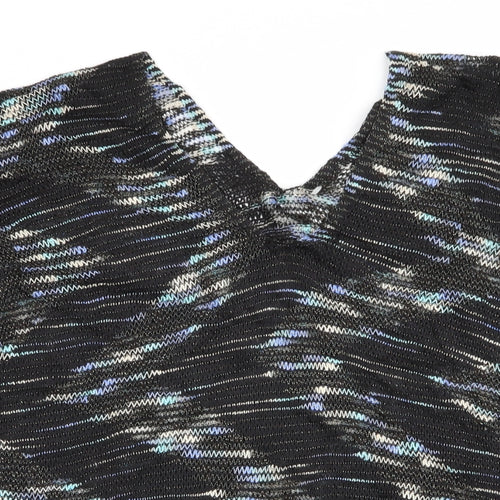 SheIn Womens Multicoloured Geometric  Pullover Jumper Size L