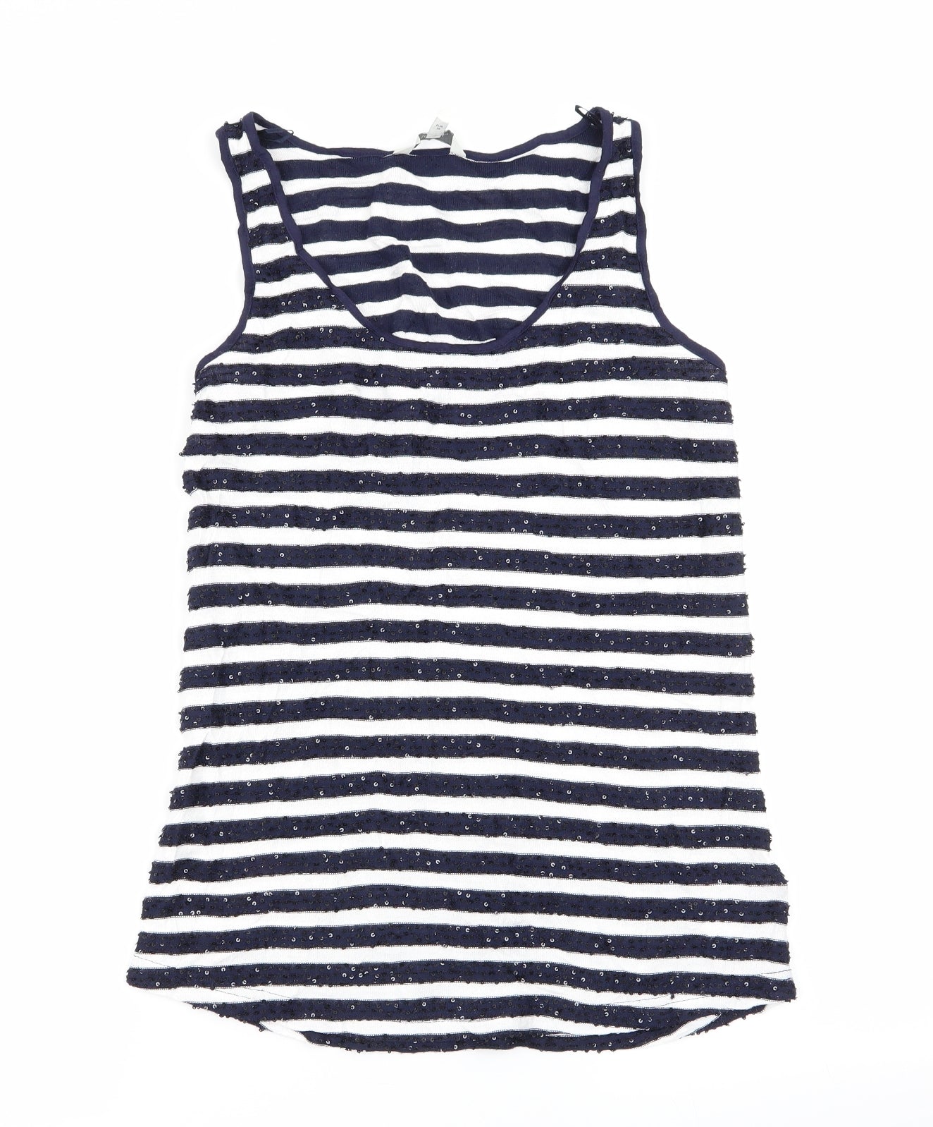 NEXT Womens Multicoloured Striped  Basic Tank Size 10
