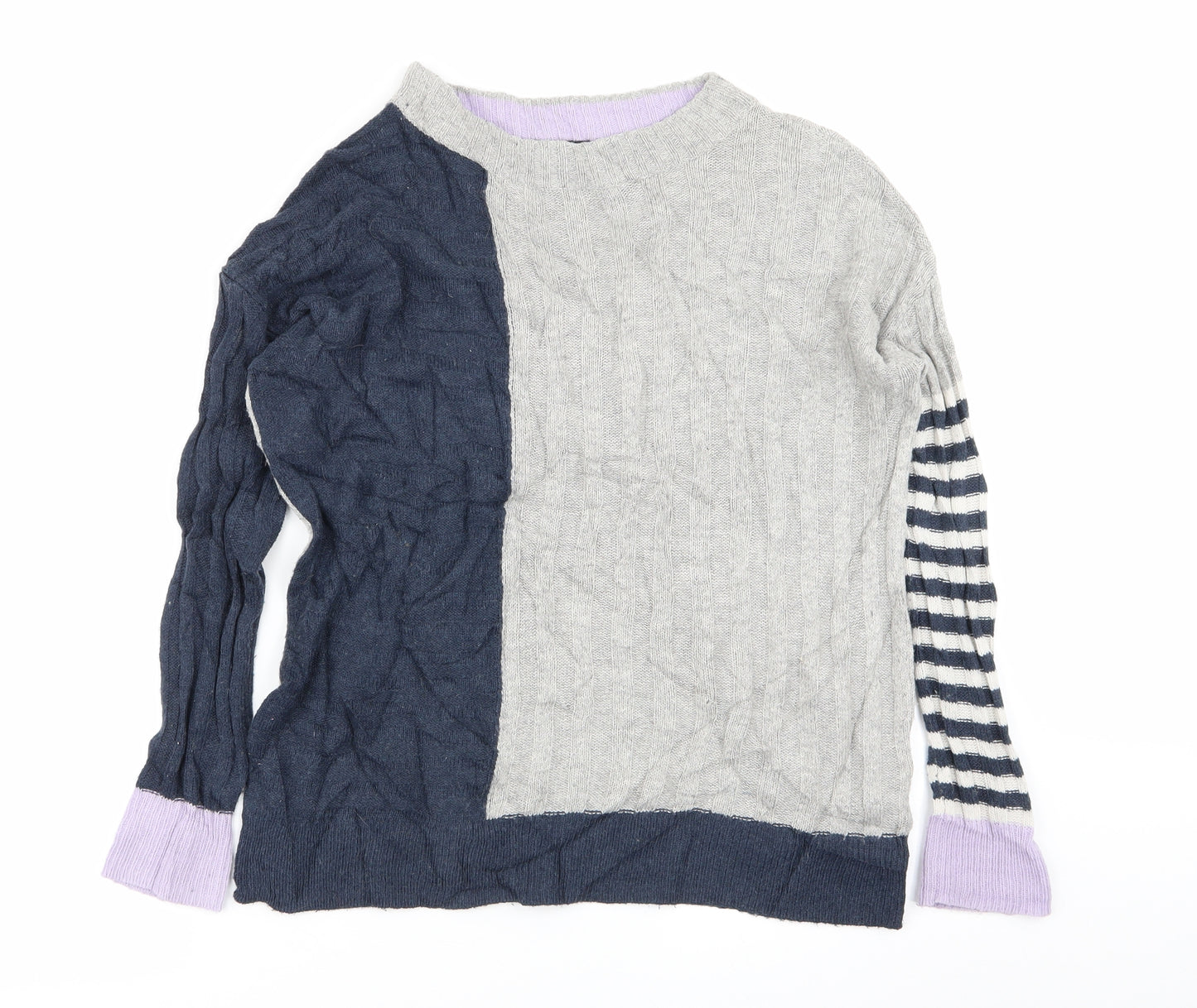 M&S Womens Multicoloured Geometric  Pullover Jumper Size S