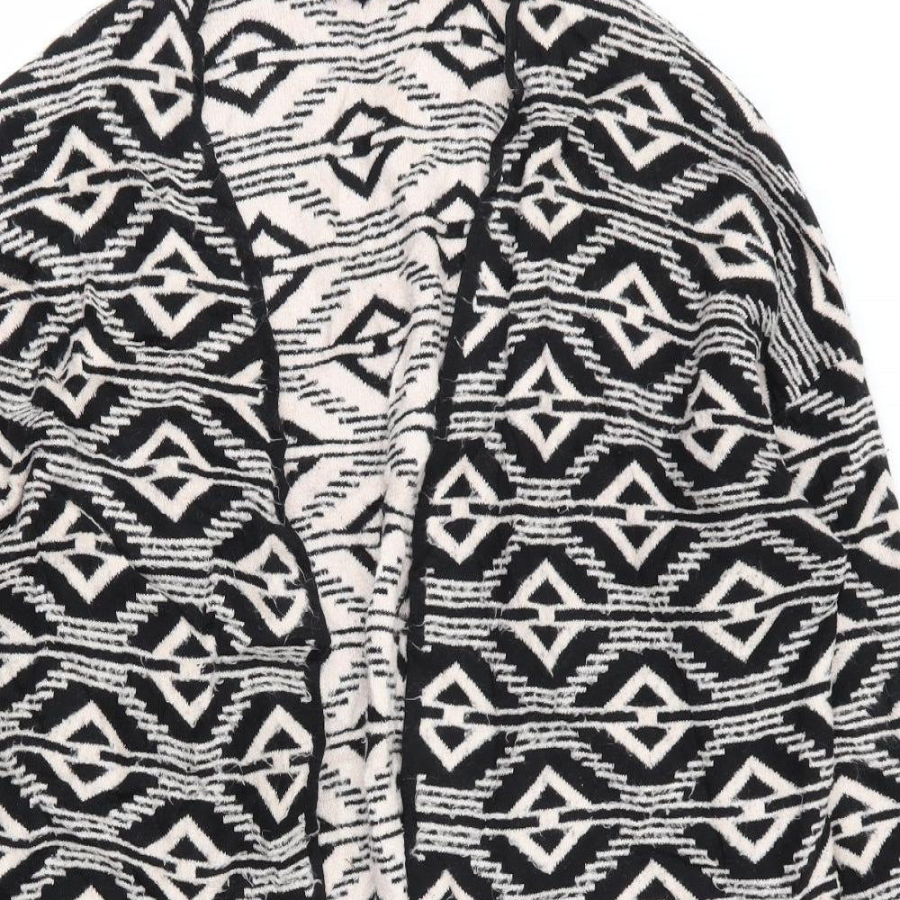 nect Womens Multicoloured Geometric  Cardigan Jumper Size L