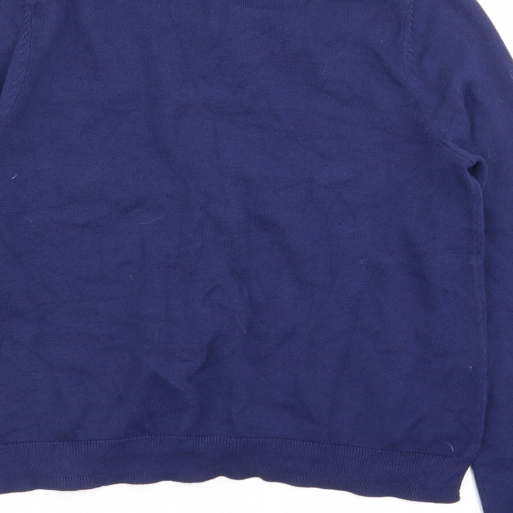 John Lewis Girls Blue   Cardigan Jumper Size 11 Years