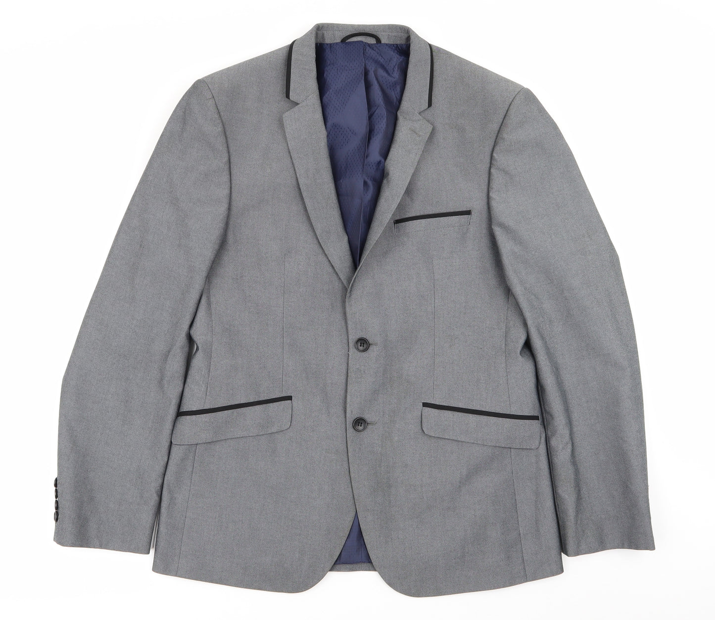 burton menswear Mens Grey   Jacket Blazer Size 40