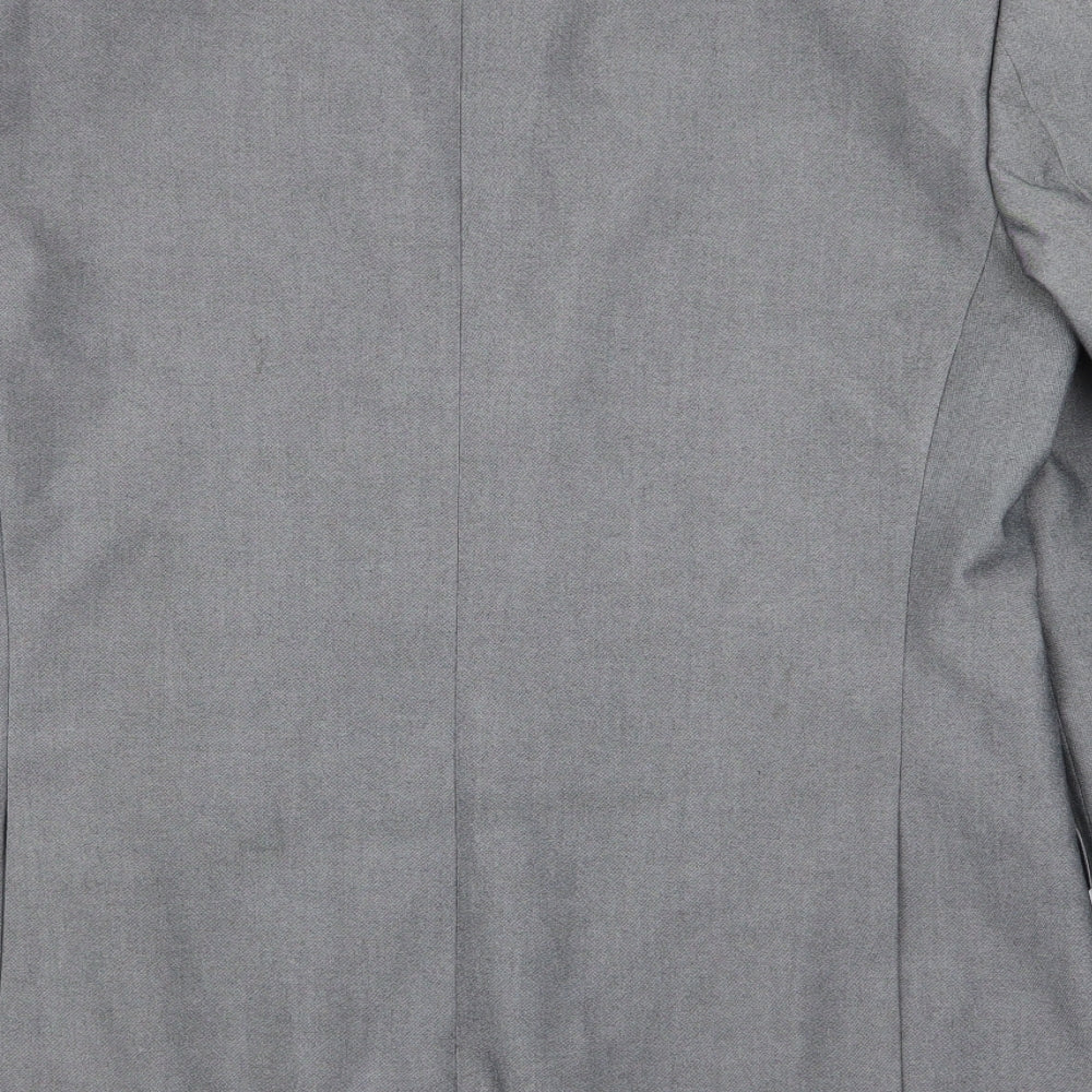 burton menswear Mens Grey   Jacket Blazer Size 40