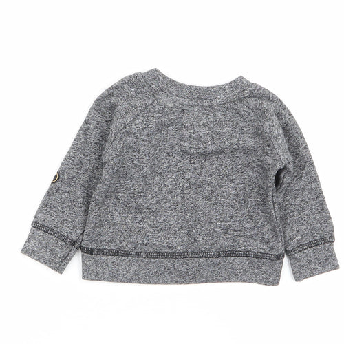 Batman Baby Grey   Pullover Jumper Size 0-3 Months