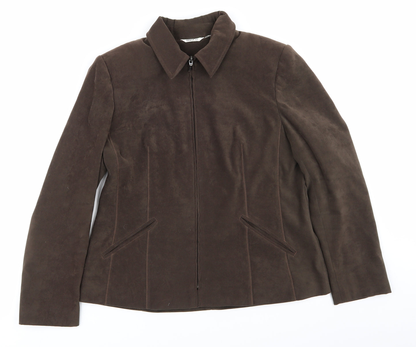 M&Co Womens Green   Jacket Coat Size 14