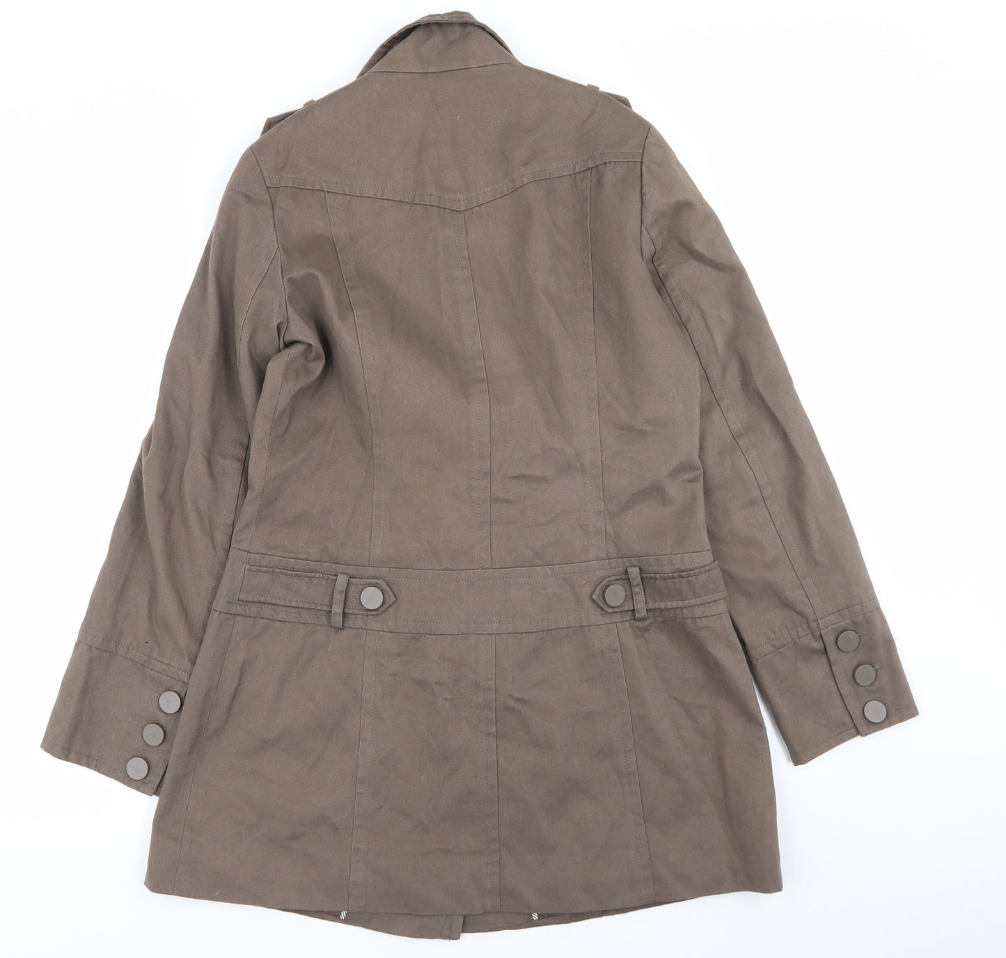 New Look Womens Brown   Overcoat Coat Size 12