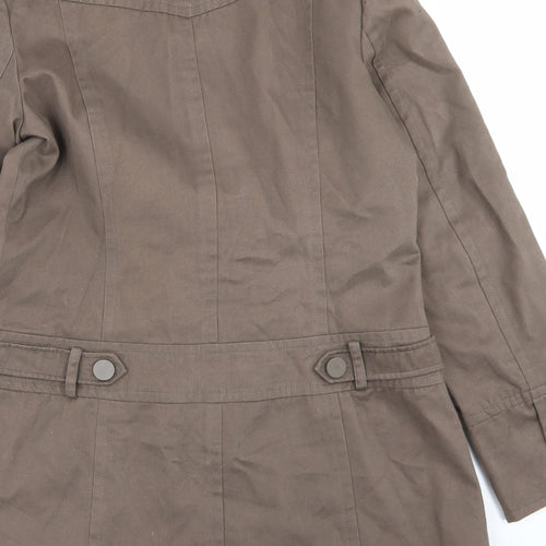 New Look Womens Brown   Overcoat Coat Size 12