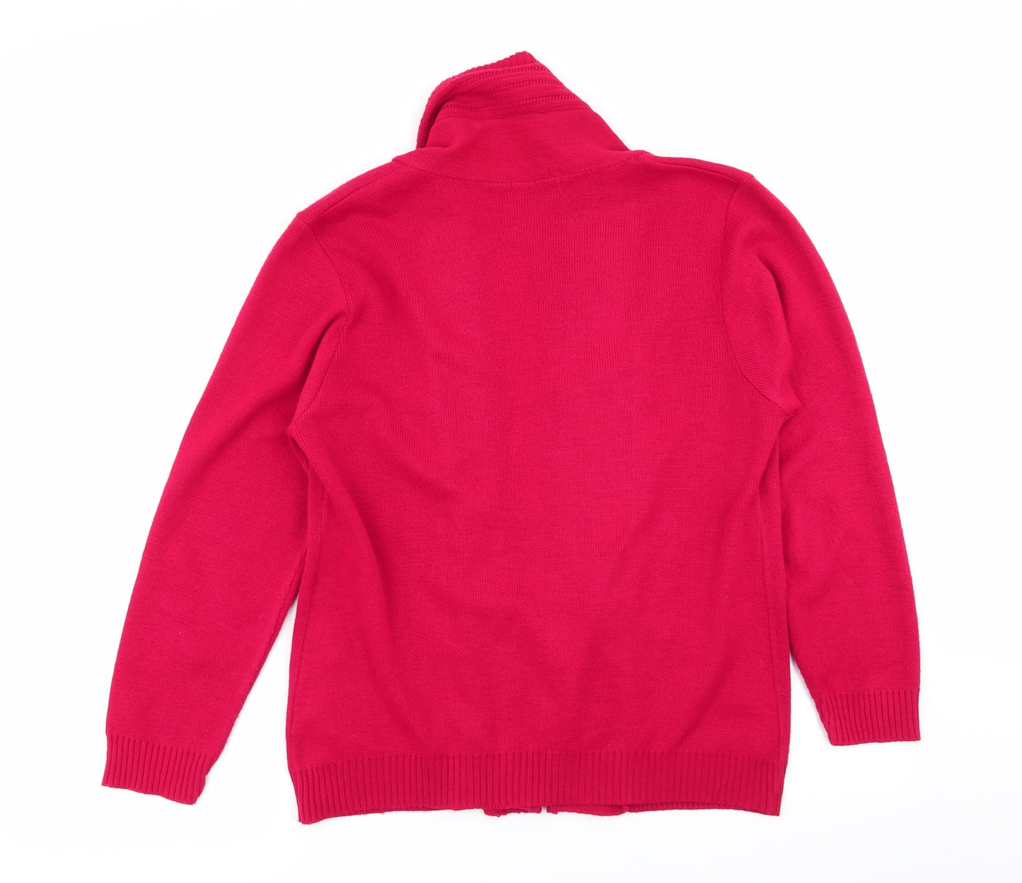 vivi Womens Red   Cardigan Jumper Size M