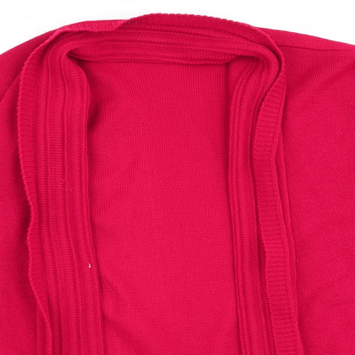 vivi Womens Red   Cardigan Jumper Size M