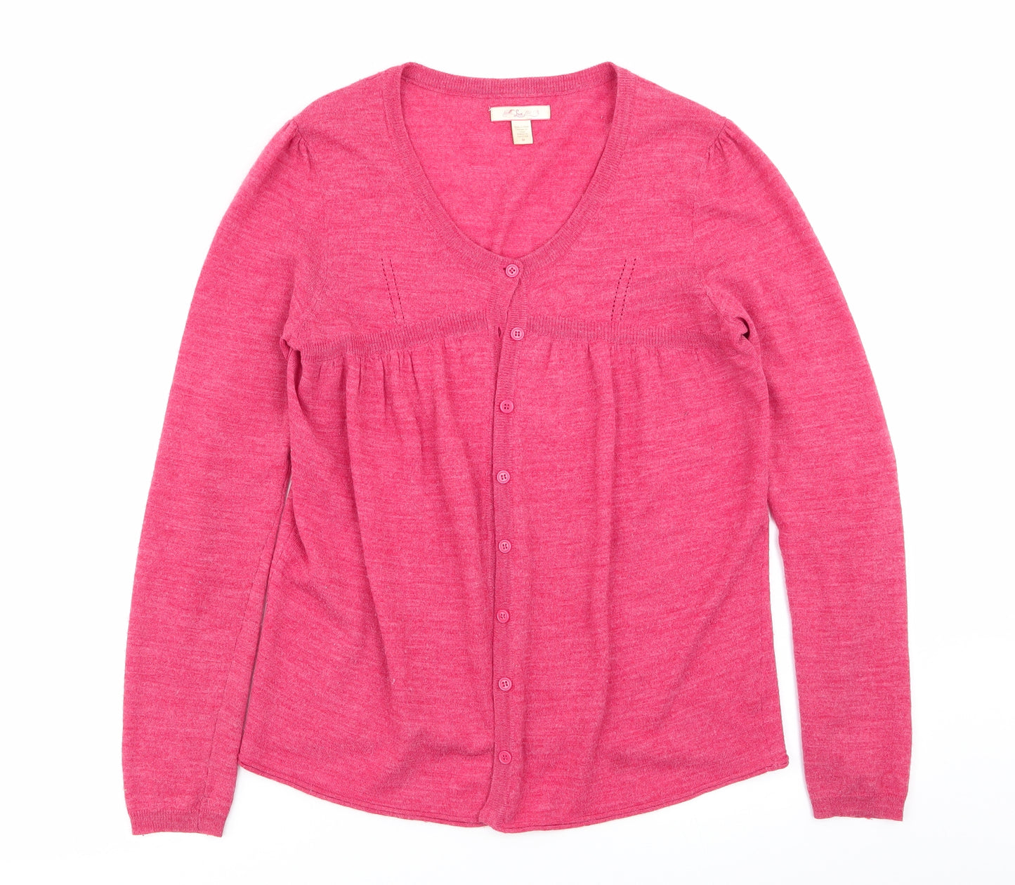 Lux Womens Red   Cardigan Jumper Size M