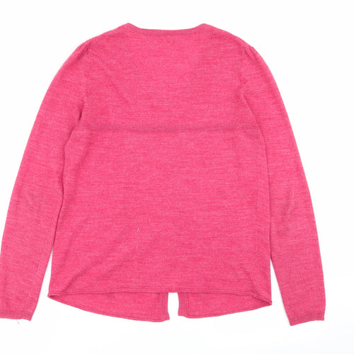 Lux Womens Red   Cardigan Jumper Size M