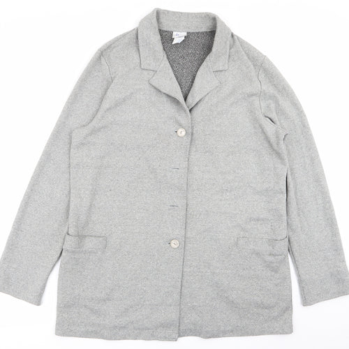 Preworn Womens Grey   Overcoat Coat Size XL