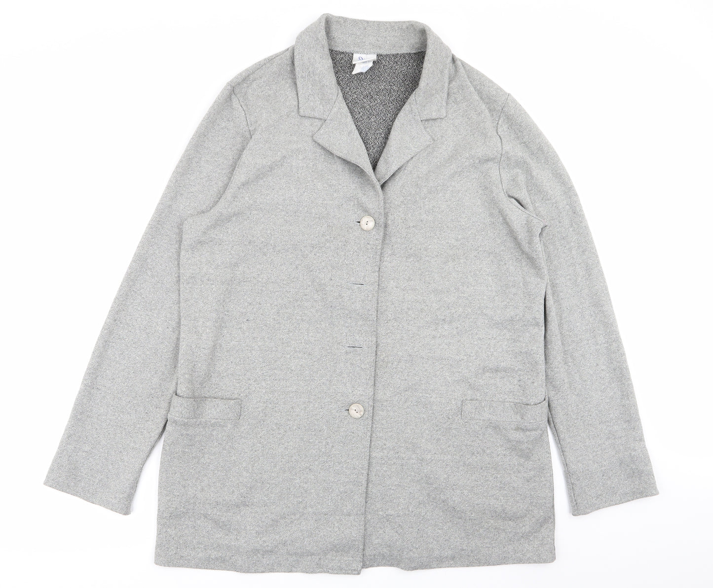 Preworn Womens Grey   Overcoat Coat Size XL