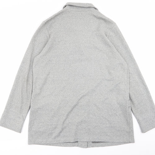 Preworn Womens Grey   Overcoat Coat Size XL