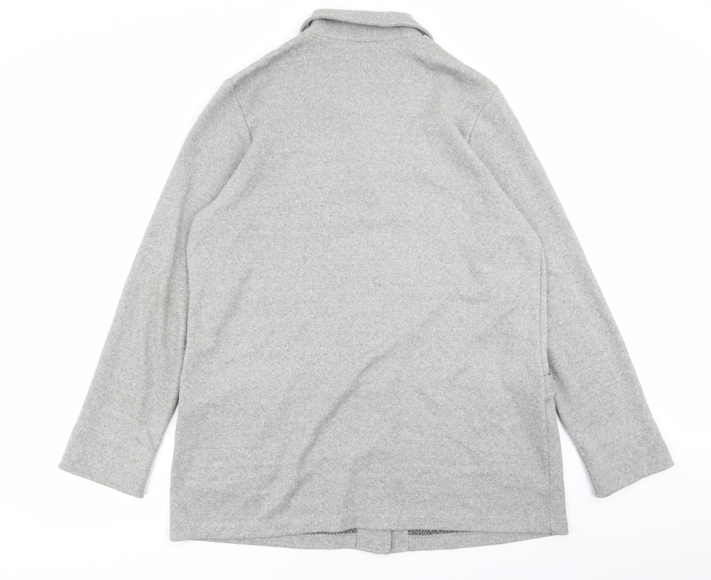Preworn Womens Grey   Overcoat Coat Size XL