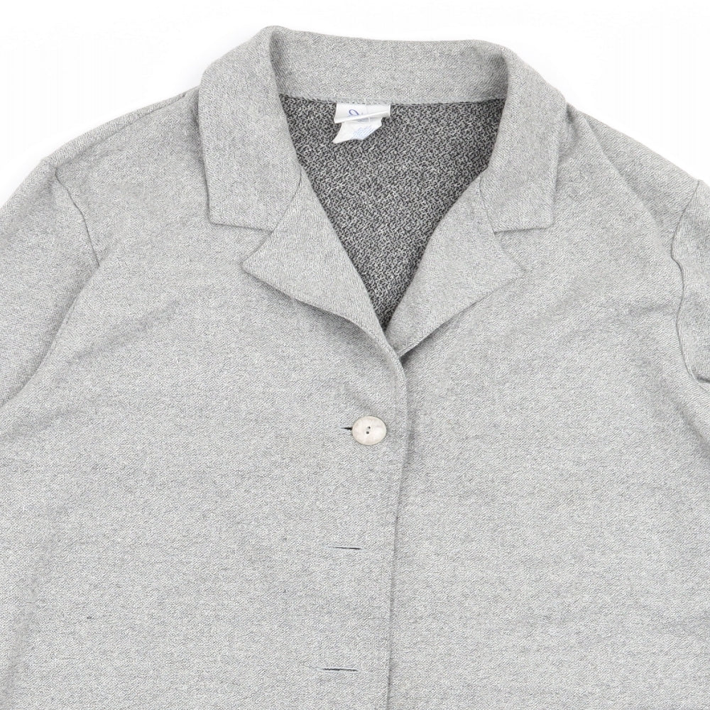 Preworn Womens Grey   Overcoat Coat Size XL