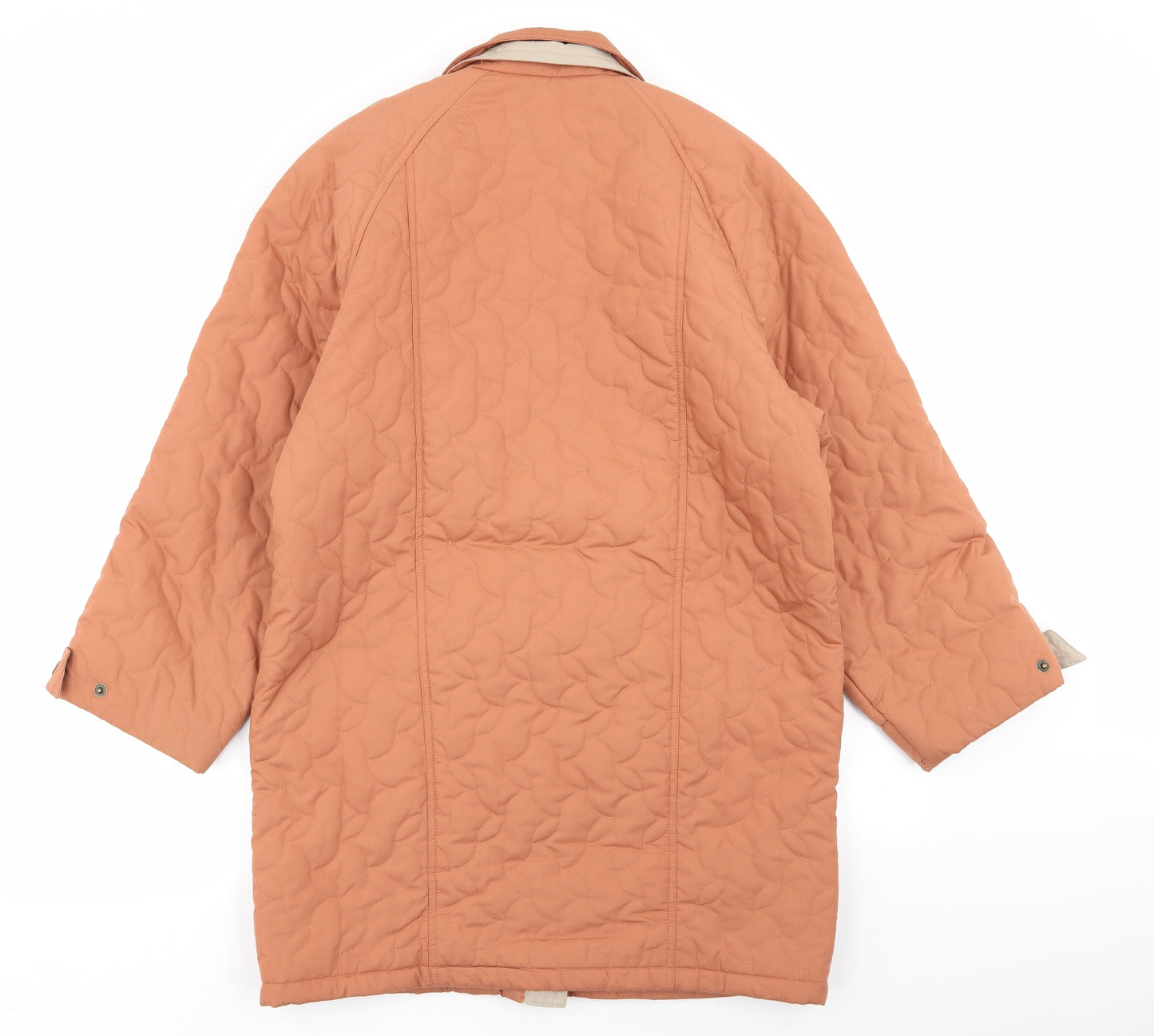 ELEMENTS Womens Orange   Overcoat Coat Size 10