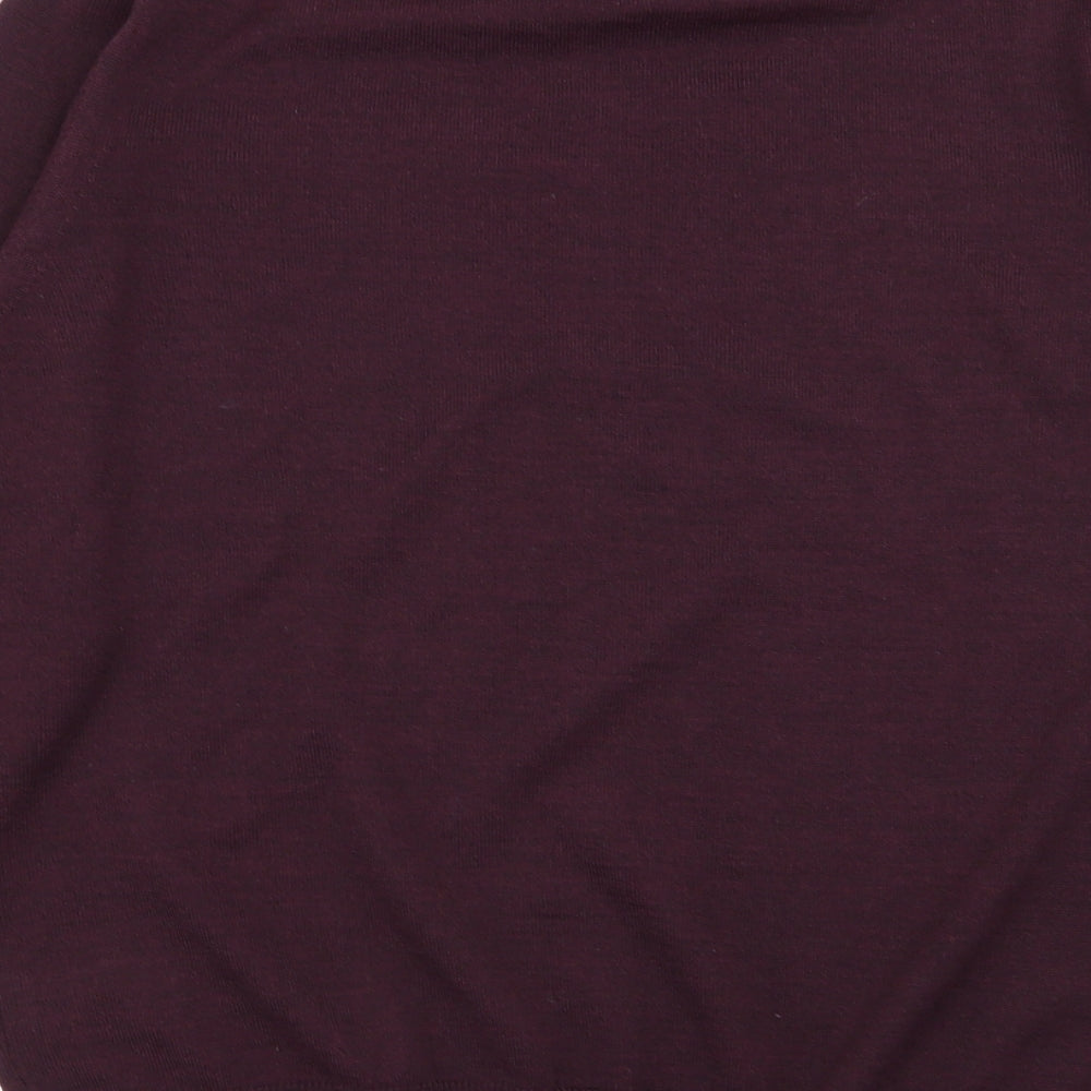 M&S Mens Purple   Pullover Jumper Size L
