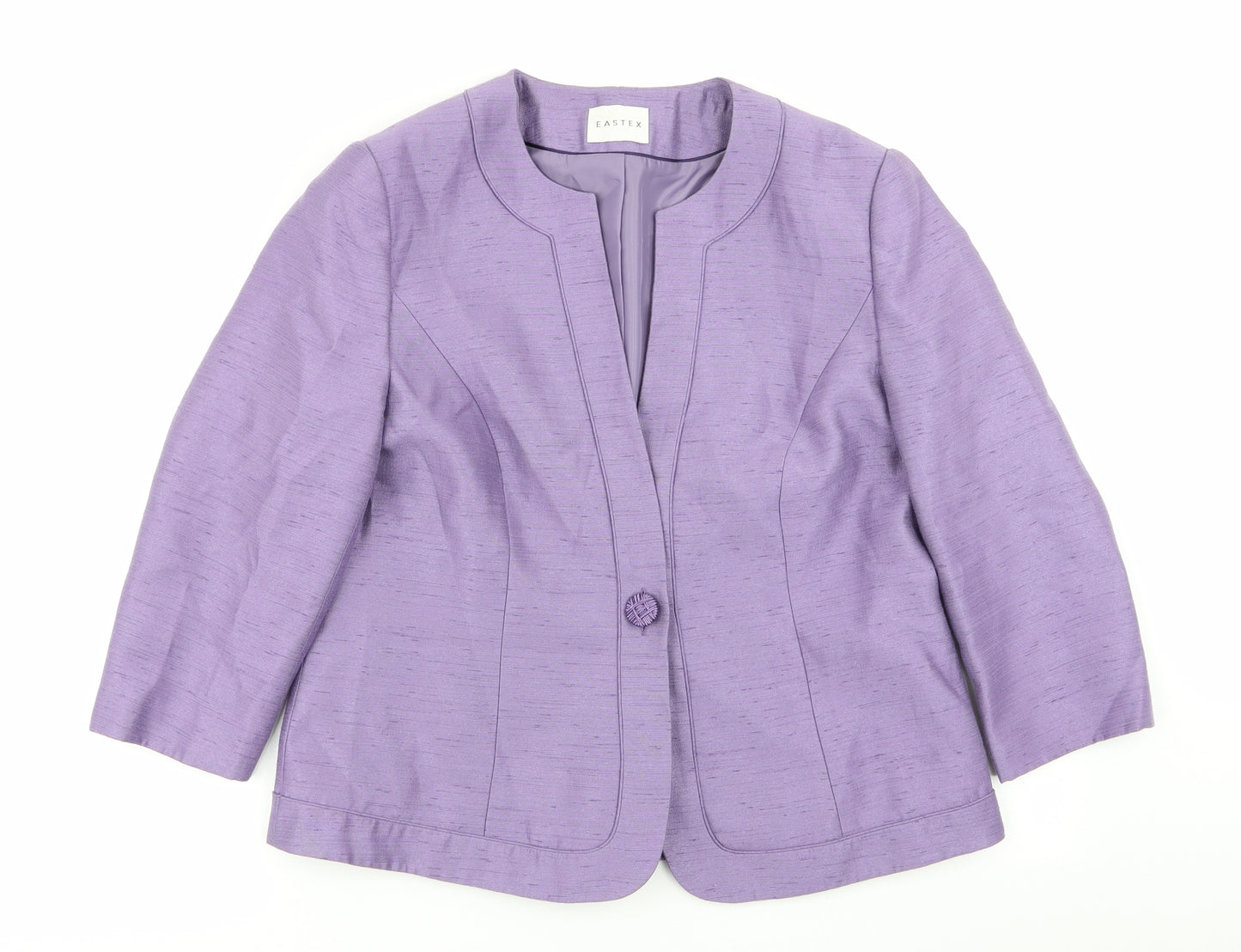 Eastex Womens Purple   Jacket Blazer Size 12