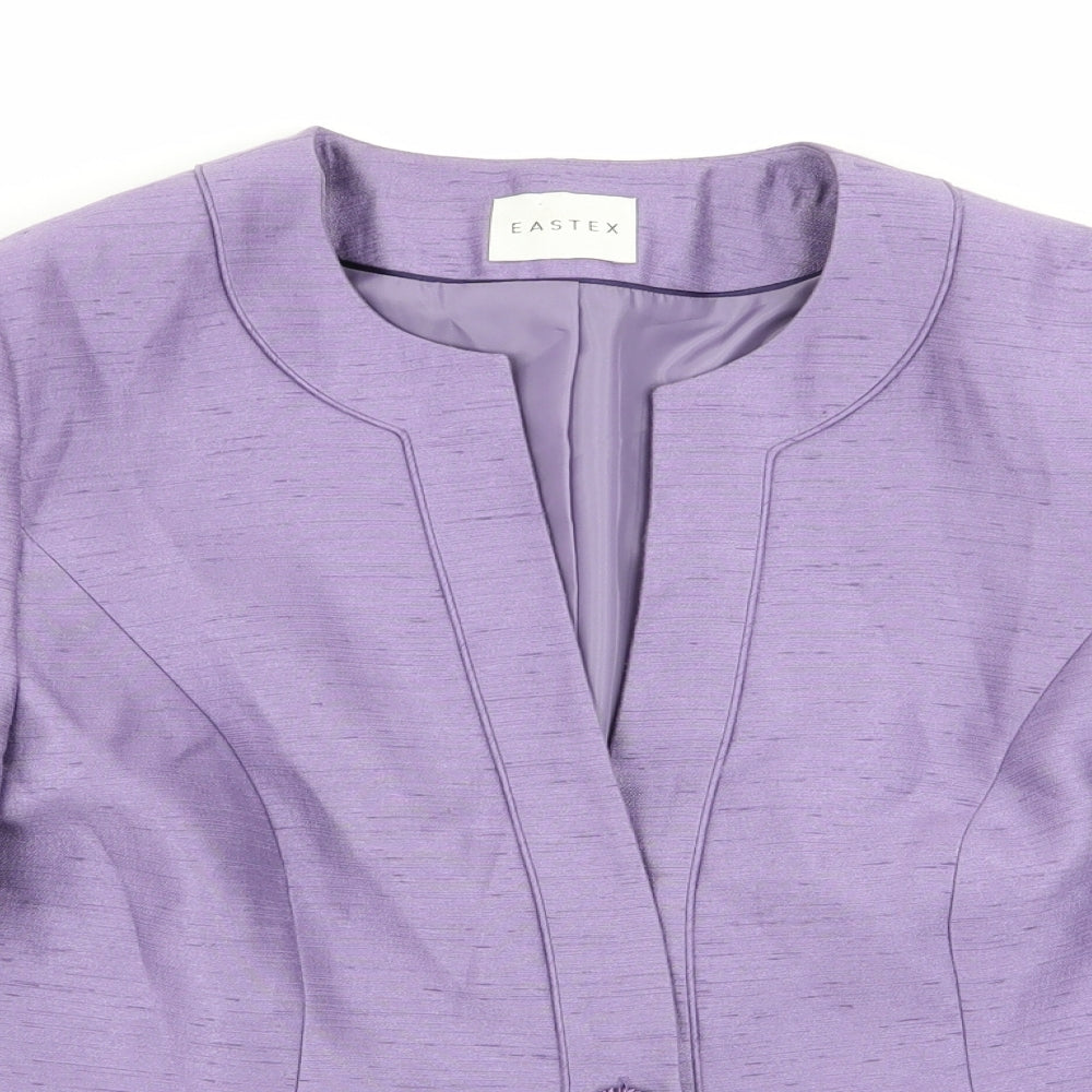Eastex Womens Purple   Jacket Blazer Size 12