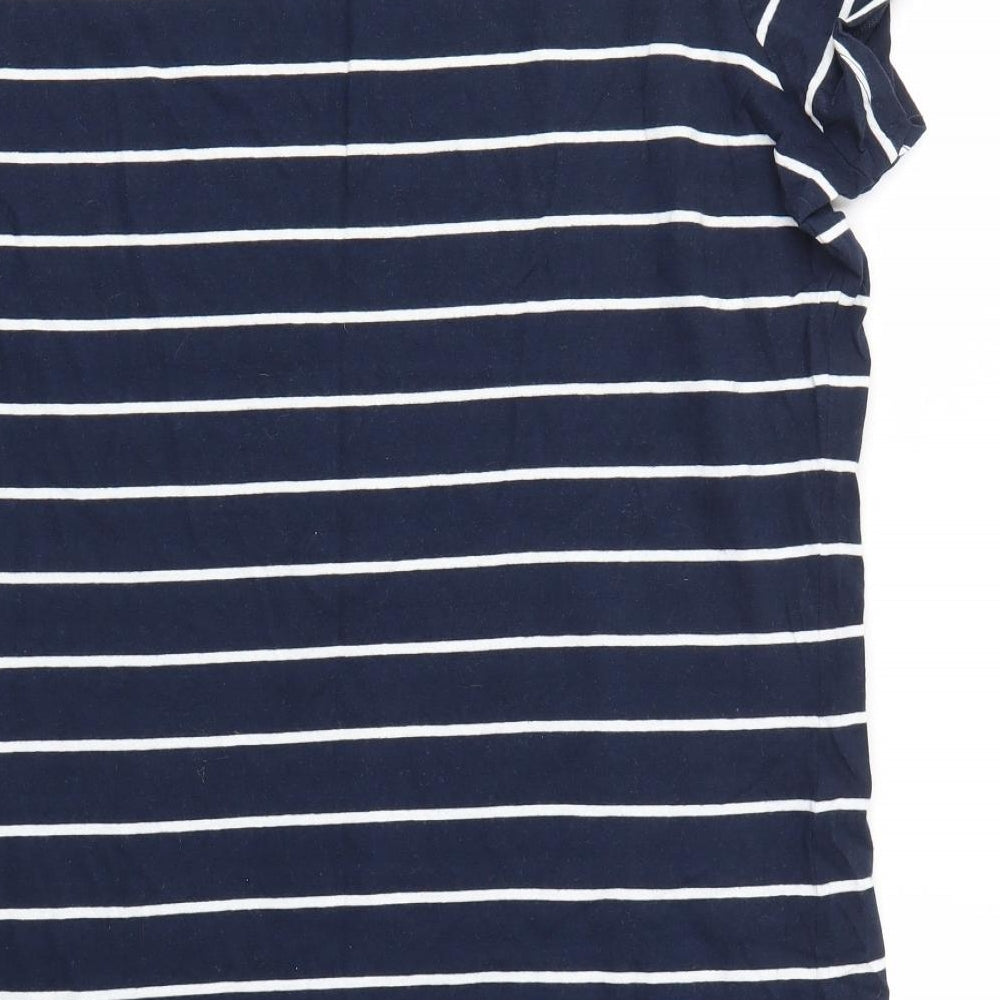 F&F Womens Blue Striped  Fit & Flare  Size 20