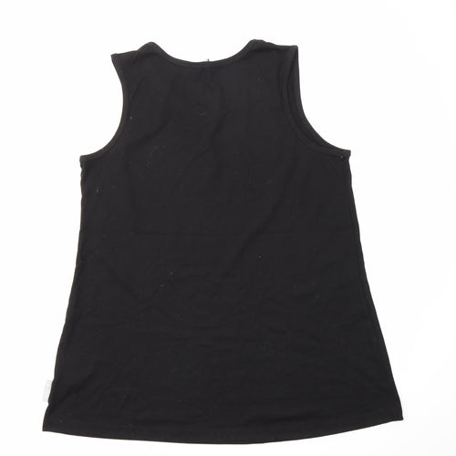 CAPSULE LESIURE Womens Black   Basic T-Shirt Size 14