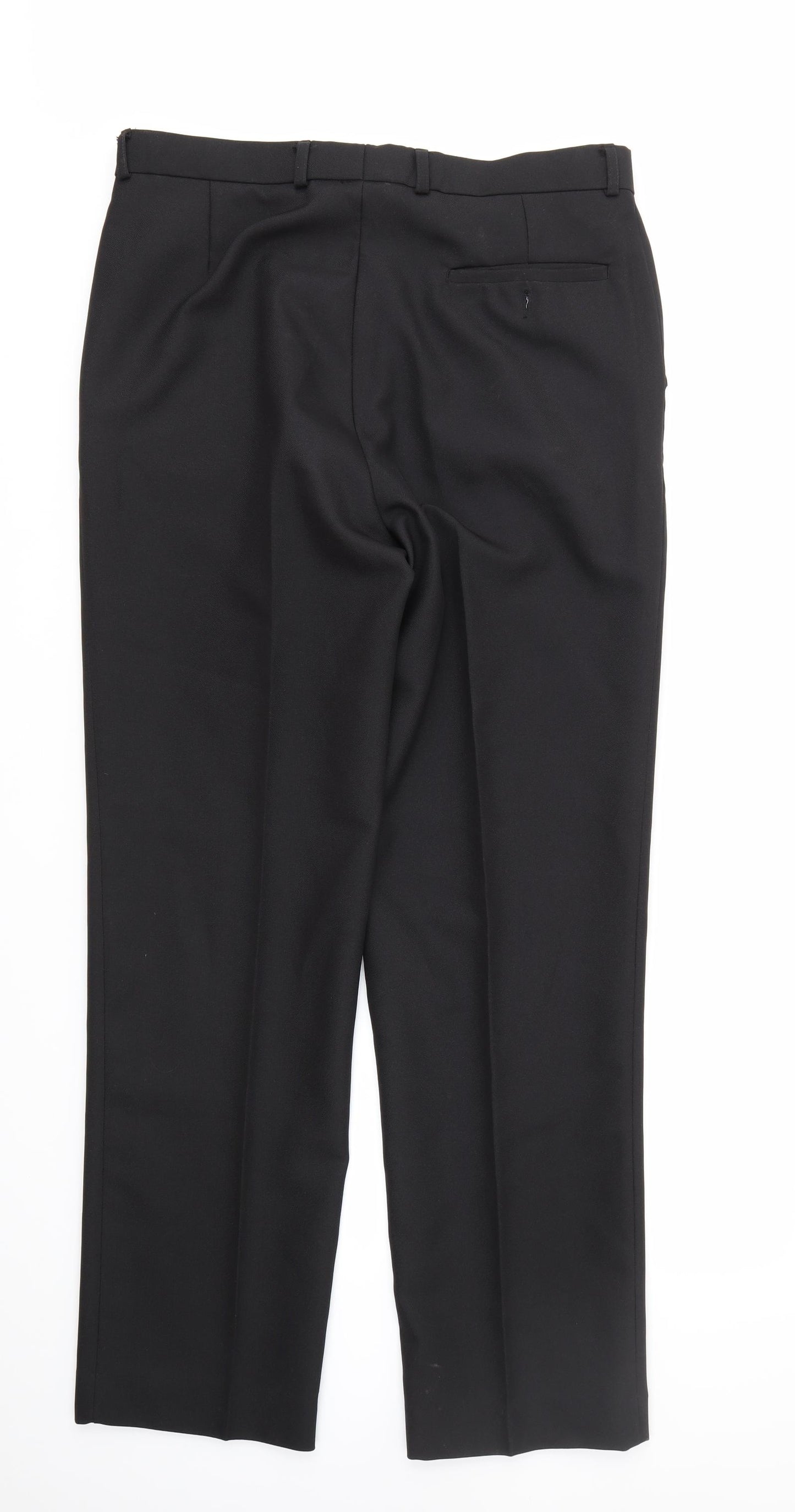 TED TAYLOR  Mens Black   Trousers  Size 36 in L33 in