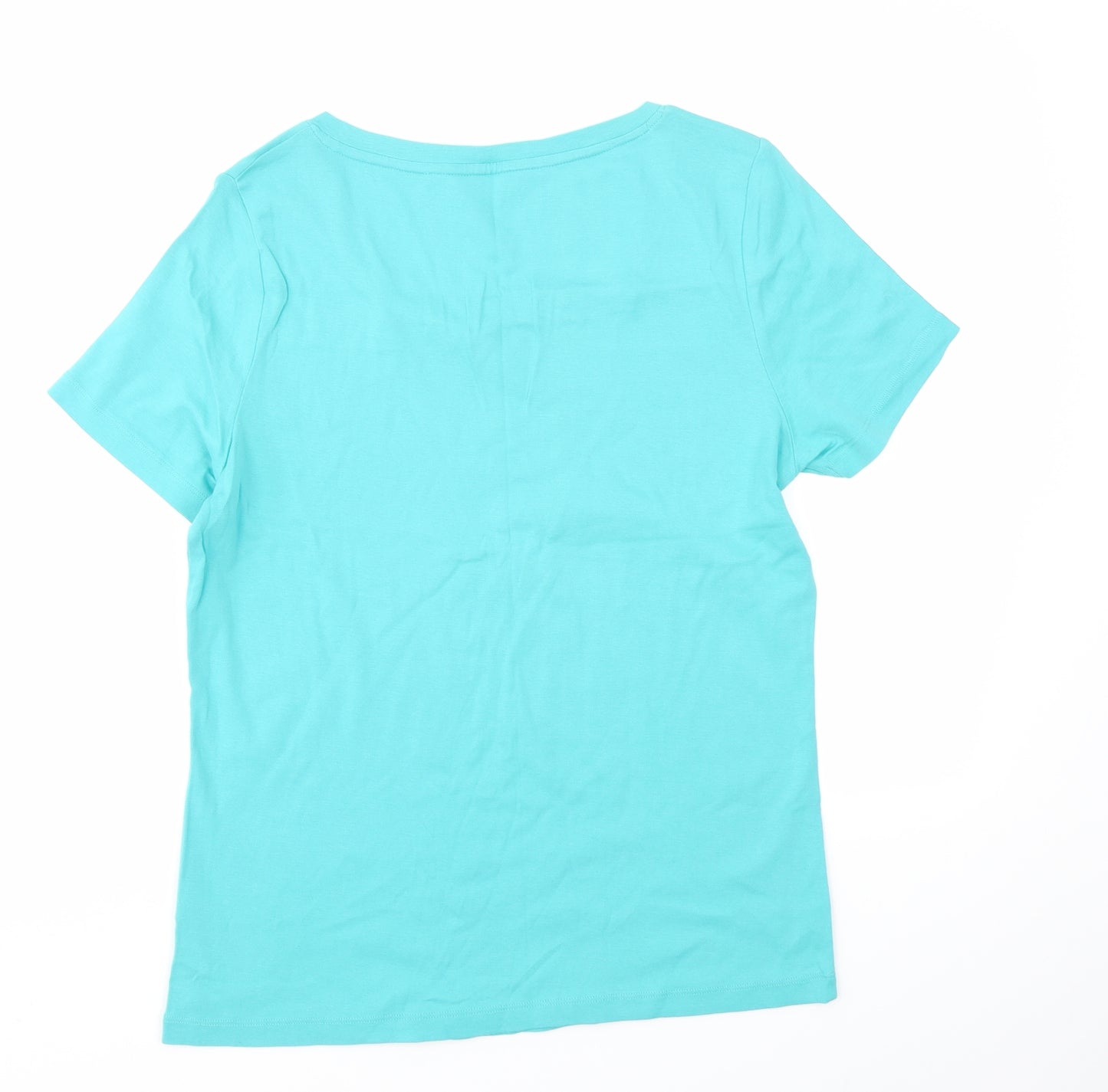 BM Womens Green   Basic T-Shirt Size L