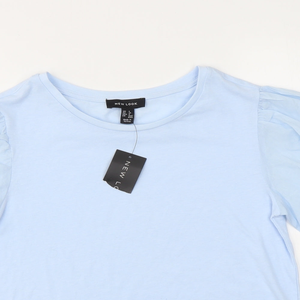 New Look Womens Blue   Basic T-Shirt Size 8