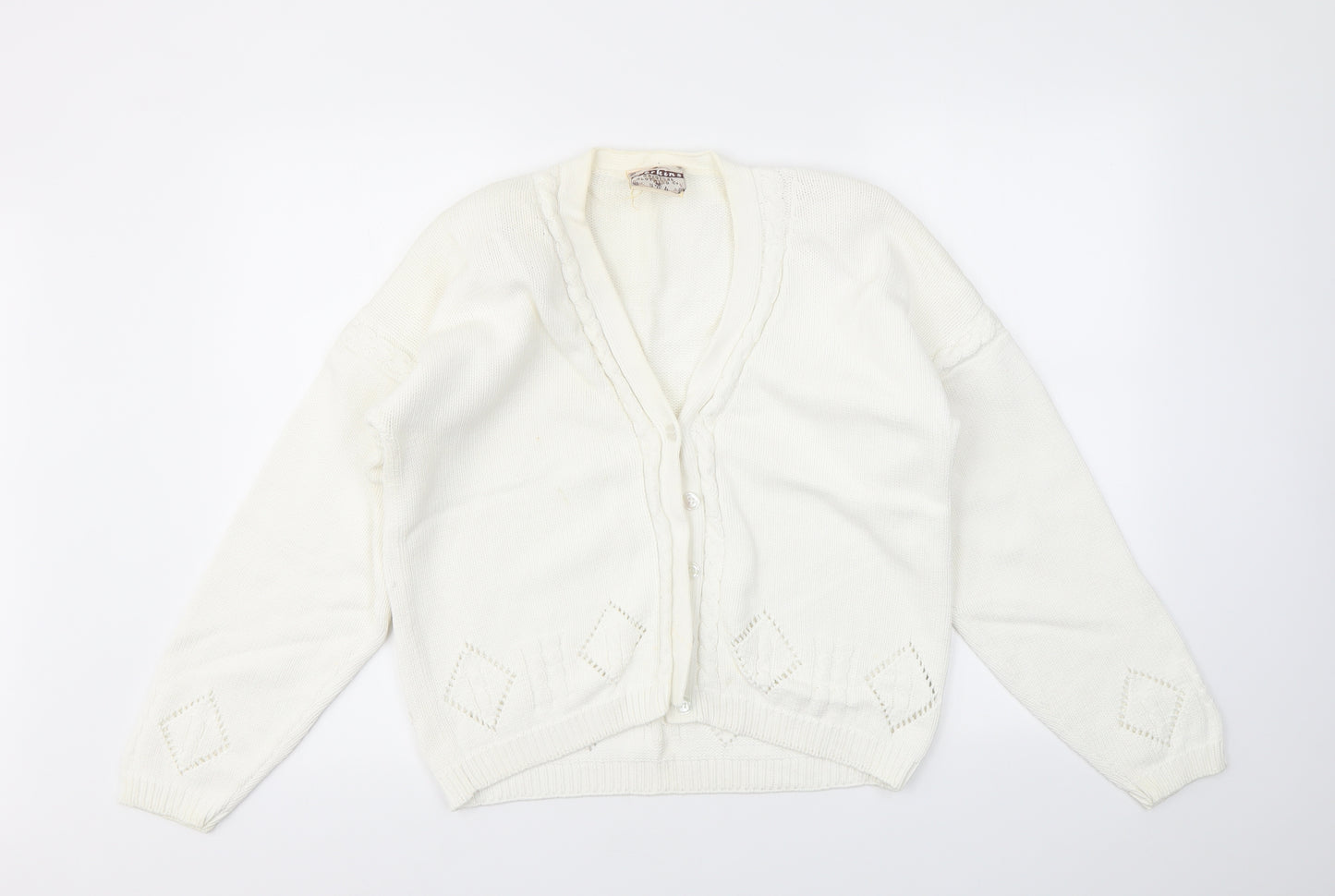 PERKINS  Womens Silver   Cardigan Jumper Size 12