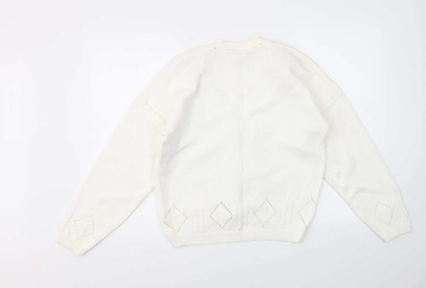 PERKINS  Womens Silver   Cardigan Jumper Size 12