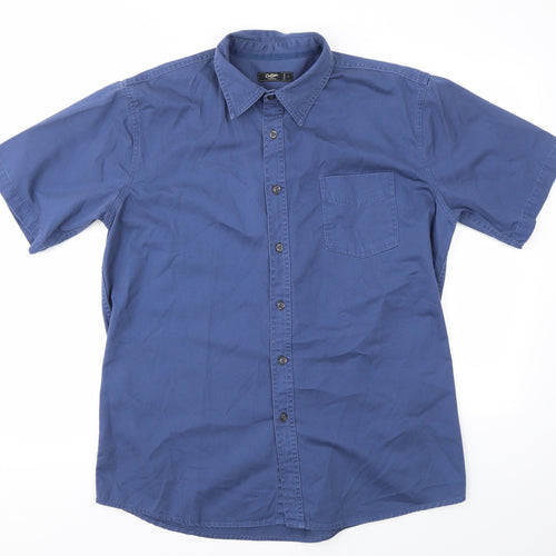 COTTON TRAIDERS Mens Blue    T-Shirt Size L