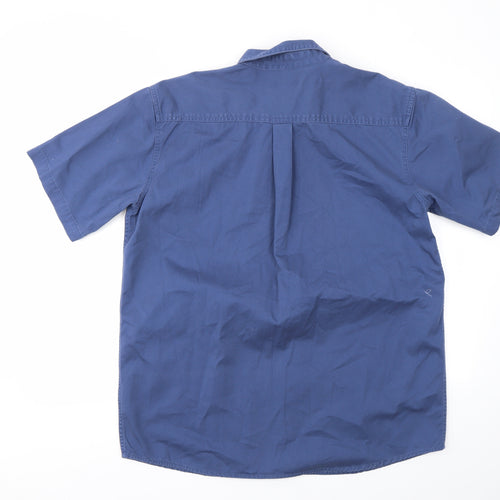 COTTON TRAIDERS Mens Blue    T-Shirt Size L