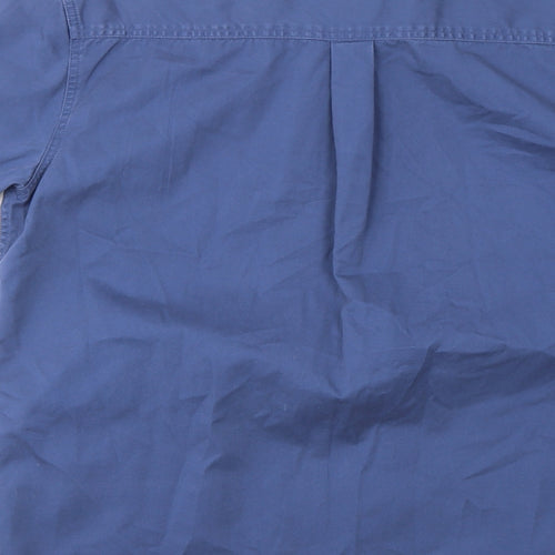 COTTON TRAIDERS Mens Blue    T-Shirt Size L