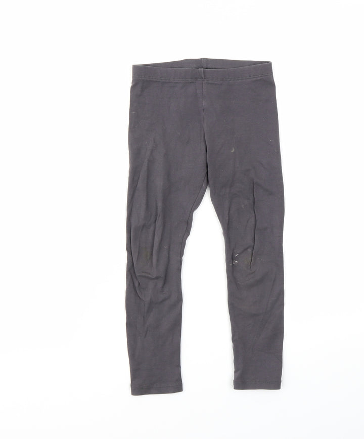 F&F Girls Grey   Jegging Trousers Size 4-5 Years