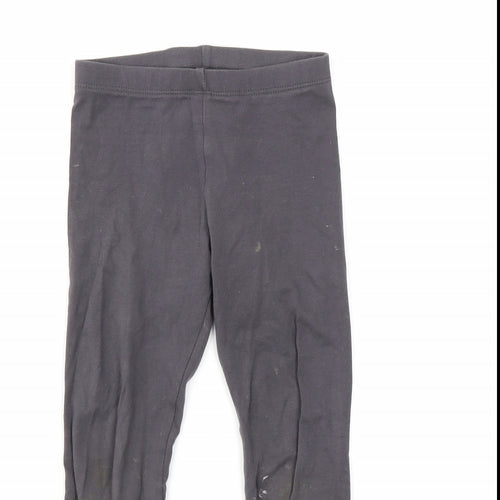 F&F Girls Grey   Jegging Trousers Size 4-5 Years