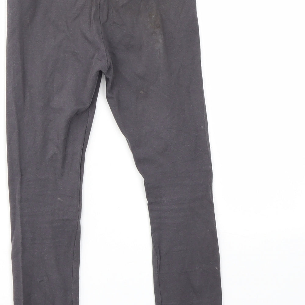 F&F Girls Grey   Jegging Trousers Size 4-5 Years