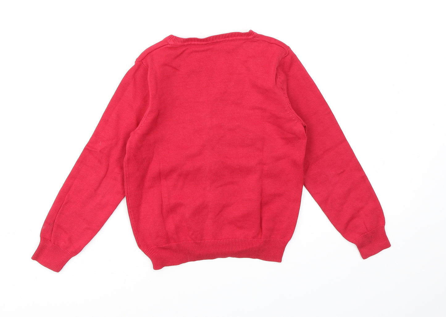 George Girls Red   Cardigan Jumper Size 4-5 Years
